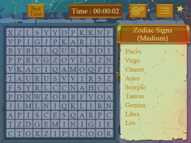 Astrologie Wortsuche